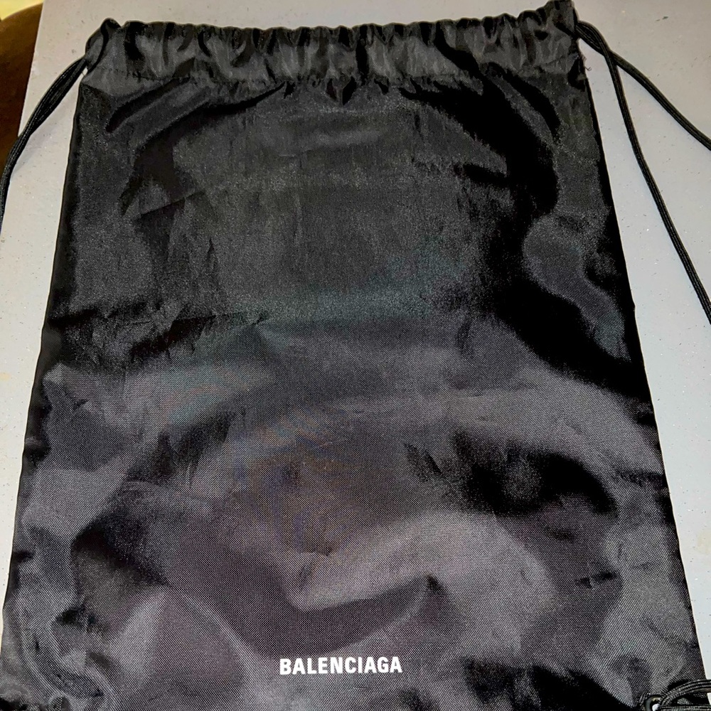 Authentic Balenciaga multipurpose drawstring bag